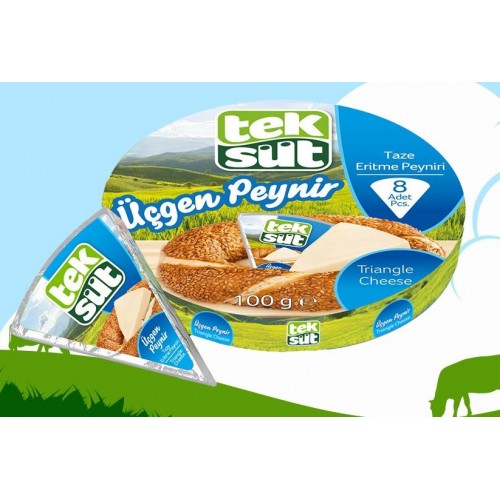 TRIANGLE (SPREADABLE/KARPER/ERITME) PROCESSED CHEESE 100G TEKSUT (TURKISH) TRIANGLE (SPREADABLE/KARPER/ERITME) PROCESSED CHEESE 100G TEKSUT (TURKISH)